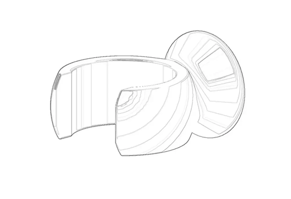 DORNBRACHT Halter für Handbrause ERSATZTEILE 091720015 43 x 26 x 35 mm Chrom, 091720015-00 Galeriebild 1